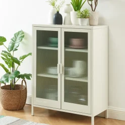 Pantone NINO Buffet 2 portes en métal L75cm
