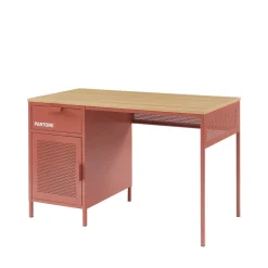 Pantone NINO Bureau 1 porte 1 tiroir en métal L120cm