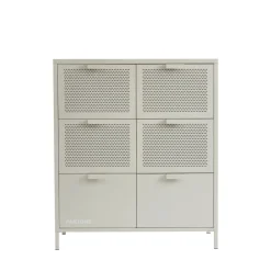 Pantone NINO Commode 6 tiroirs en métal L90cm