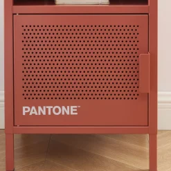 Pantone NINO Table de chevet 1 porte en métal