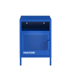 Pantone NINO Table de chevet 1 porte en métal