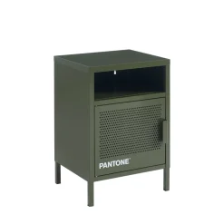 Pantone NINO Table de chevet 1 porte en métal