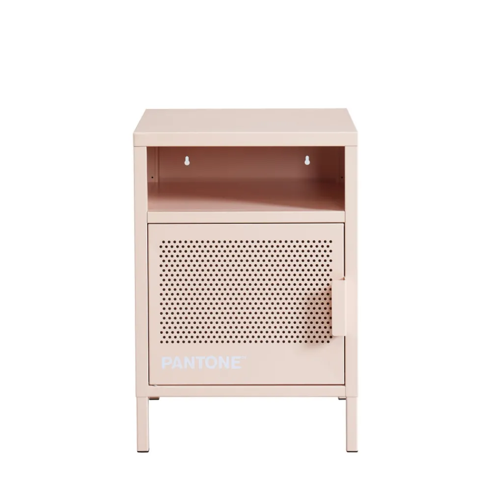 Pantone NINO Table de chevet 1 porte en métal