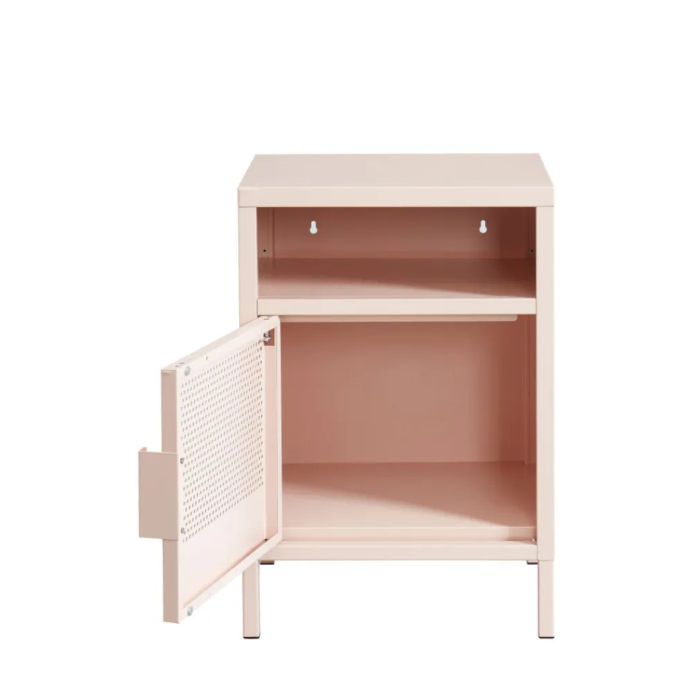Pantone NINO Table de chevet 1 porte en métal