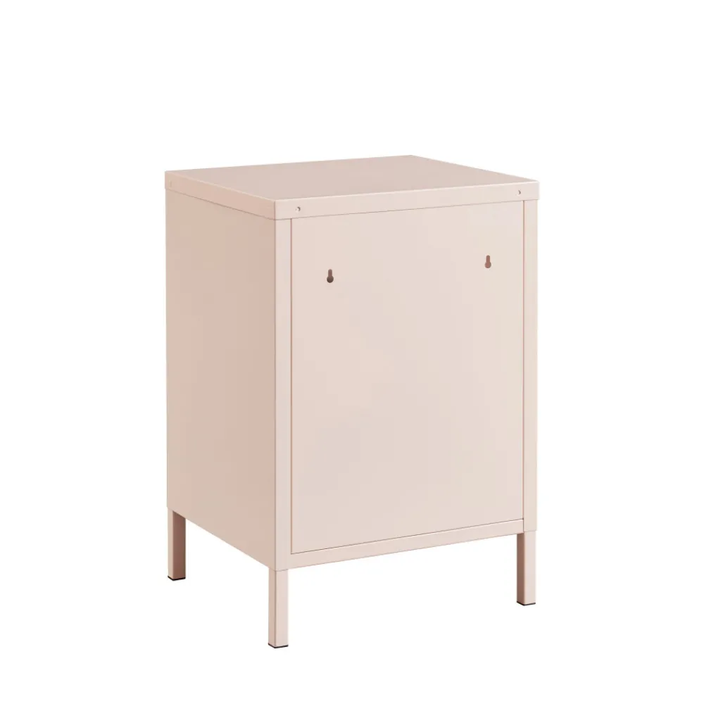 Pantone NINO Table de chevet 1 porte en métal