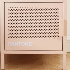Pantone NINO Table de chevet 1 porte en métal