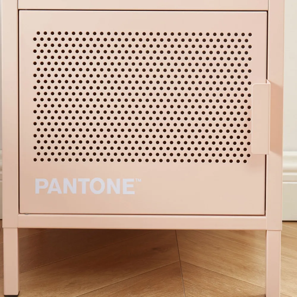 Pantone NINO Table de chevet 1 porte en métal