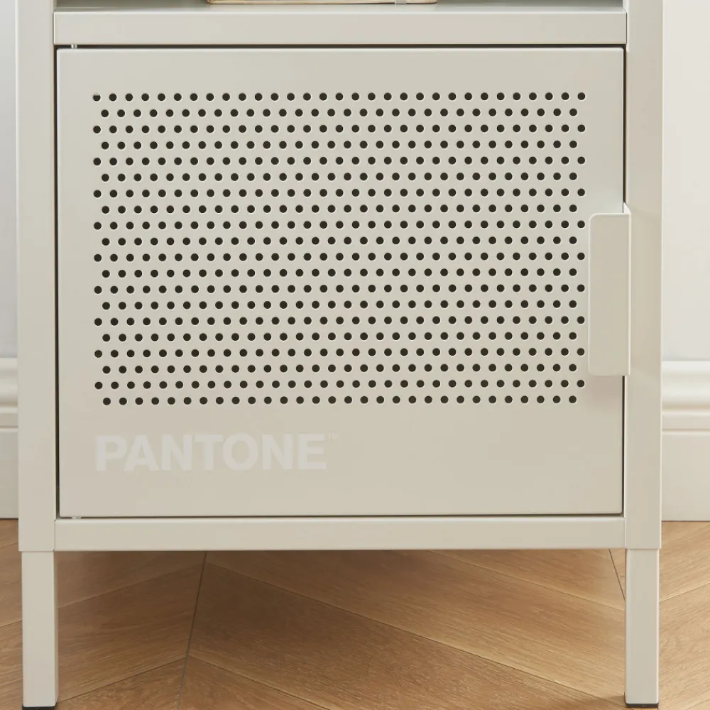 Pantone NINO Table de chevet 1 porte en métal