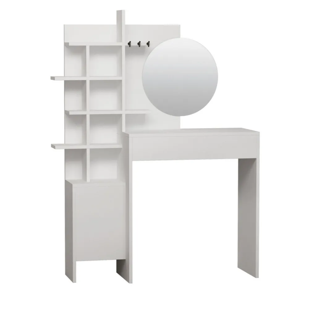 Drawer NIYA Coiffeuse 1 tiroir avec miroir L71,50cm