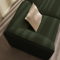 Drawer NOOR Angle réversible pour canapé modulable en tissu bouclette