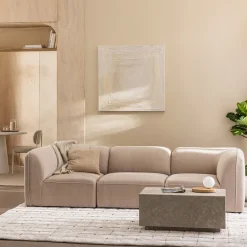 Drawer NOOR Chauffeuse pour canapé modulable en tissu