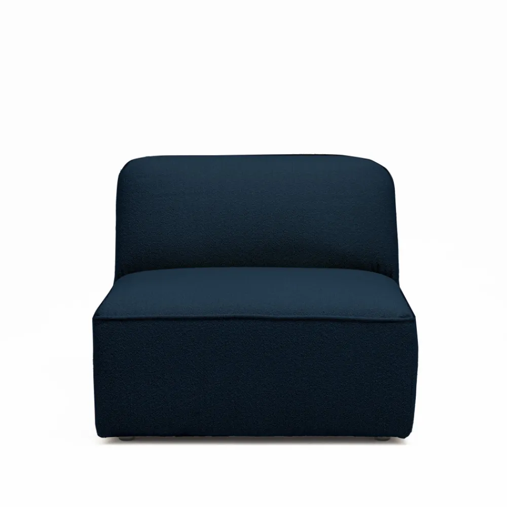 Drawer NOOR Chauffeuse pour canapé modulable en tissu bouclette