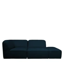 Drawer NOOR Chauffeuse pour canapé modulable en tissu bouclette