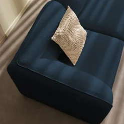 Drawer NOOR Chauffeuse pour canapé modulable en tissu bouclette