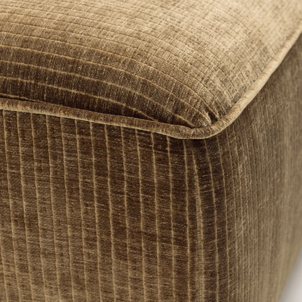 Drawer NOOR Pouf pour canapé modulable en velours côtelé