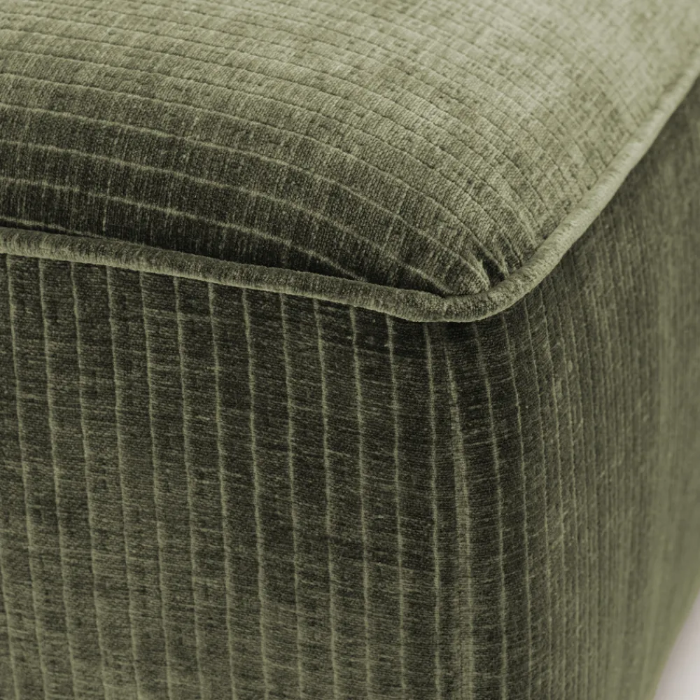 Drawer NOOR Pouf pour canapé modulable en velours côtelé