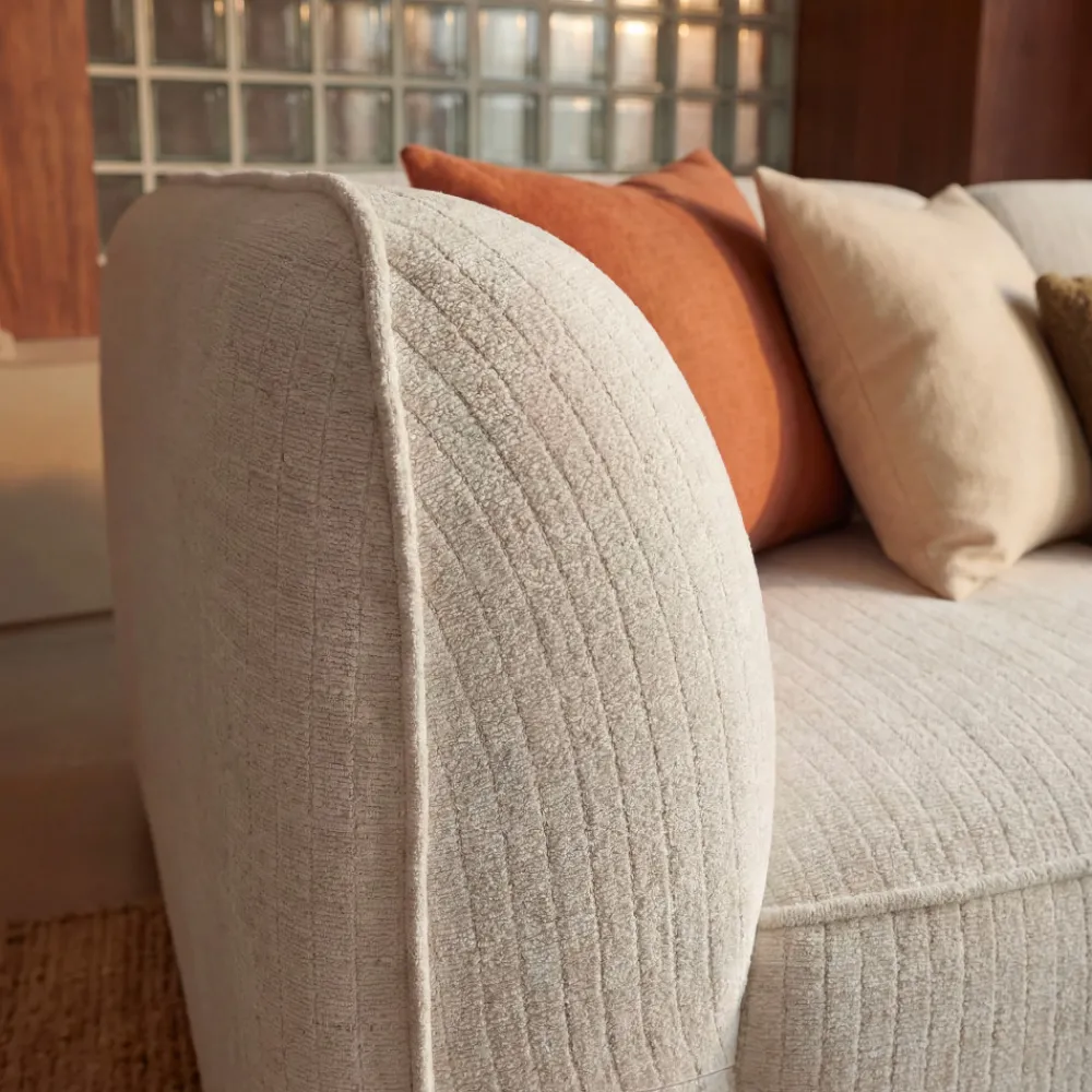 Drawer NOOR Pouf pour canapé modulable en velours côtelé