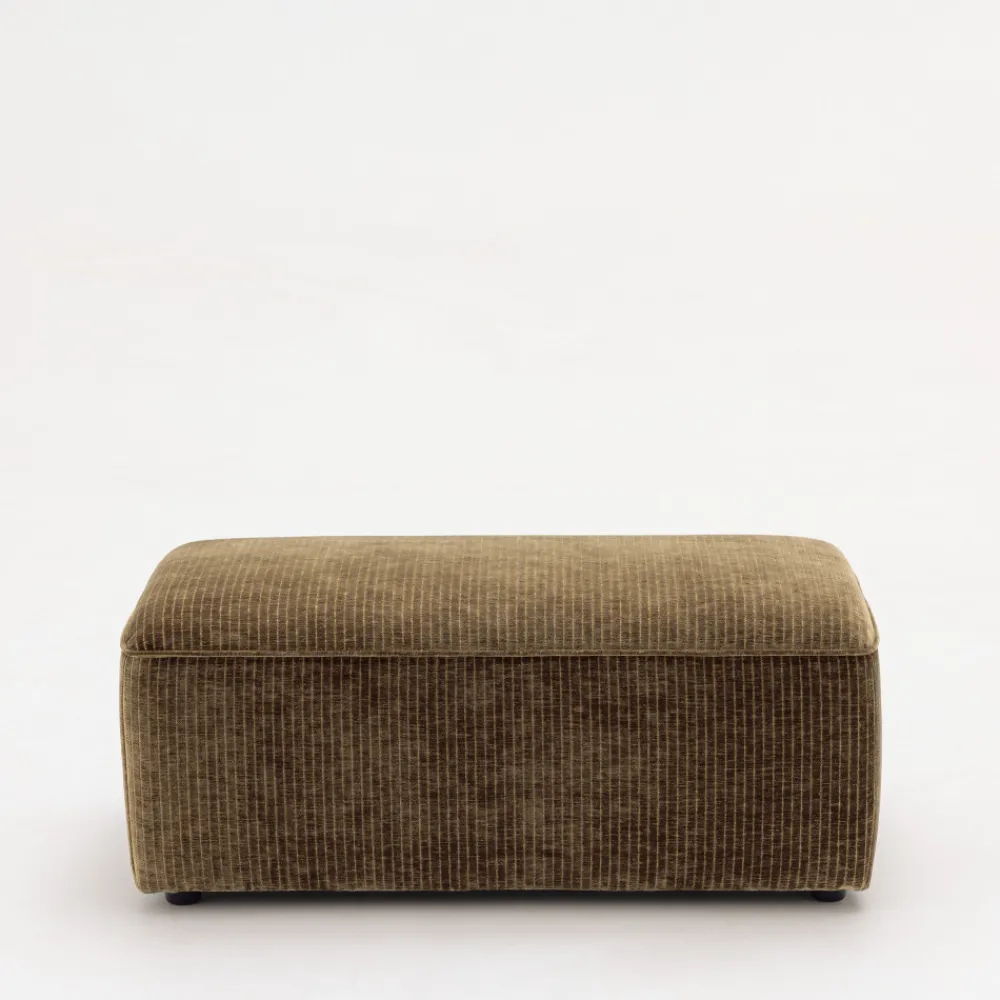 Drawer NOOR Pouf pour canapé modulable en velours côtelé