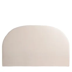 Drawer NOUSSA Tête de lit en coton et lin demi-lune L170cm