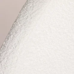 Drawer NOUSSA Tête de lit en tissu bouclette demi-lune L150cm