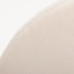 Drawer NOUSSA Tête de lit en tissu chenille demi-lune L150cm