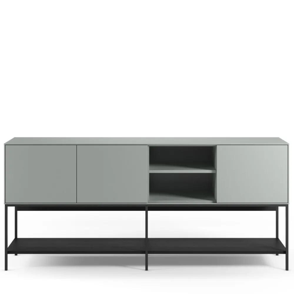 No name NOXA Buffet 3 portes en bois et métal L180cm