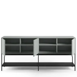 No name NOXA Buffet 3 portes en bois et métal L180cm