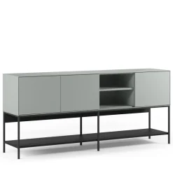 No name NOXA Buffet 3 portes en bois et métal L180cm
