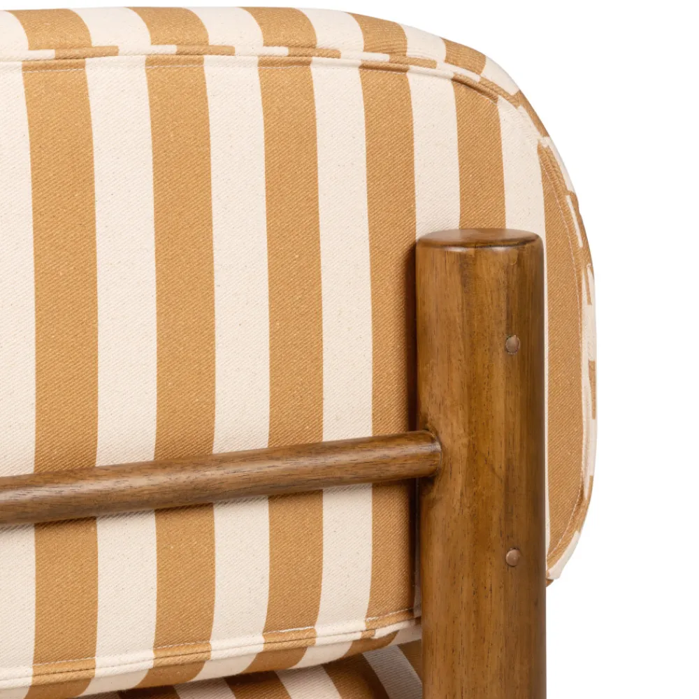Drawer NUBO Fauteuil en tissu et bois