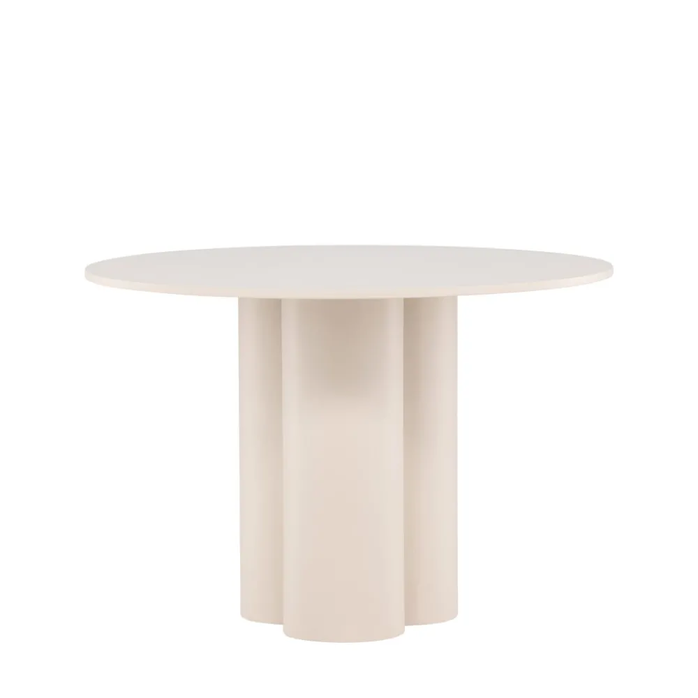 Venture Home OLIVIA Table à manger 4 personnes ronde en bois