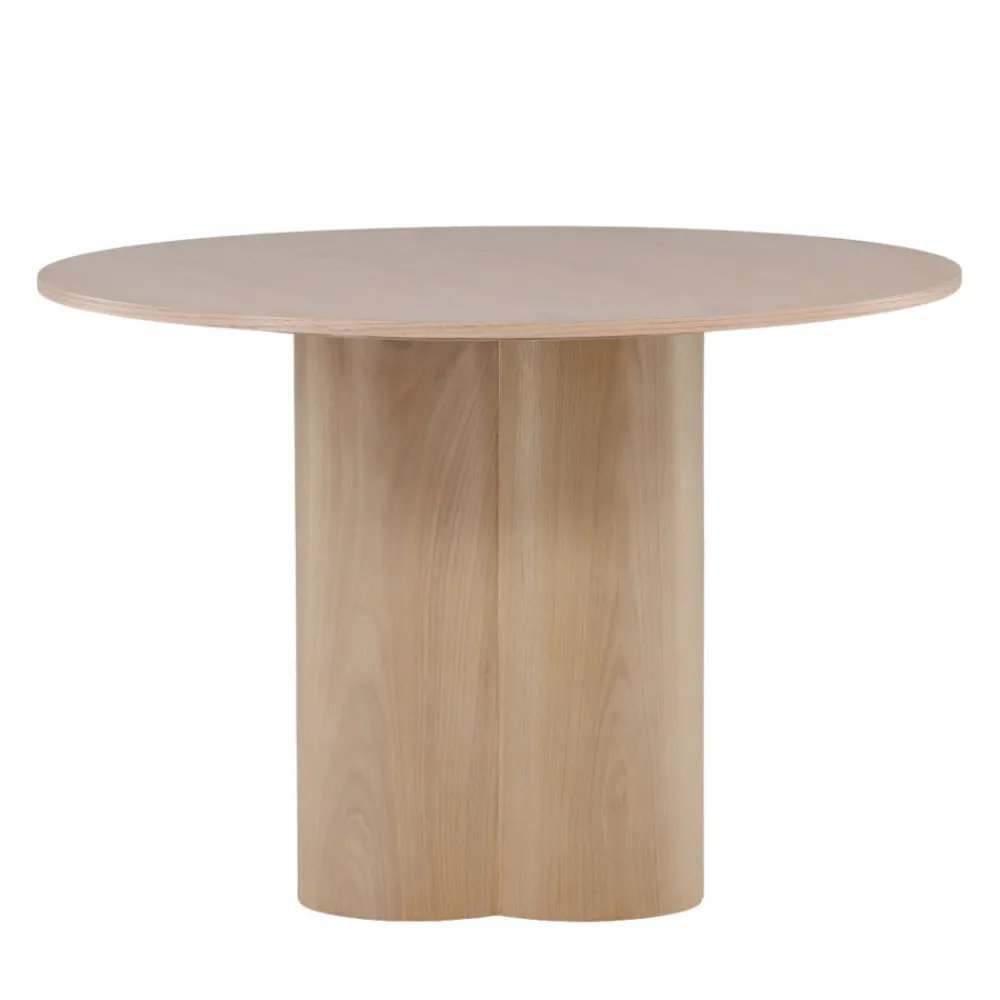 Venture Home OLIVIA Table à manger 4 personnes ronde en bois