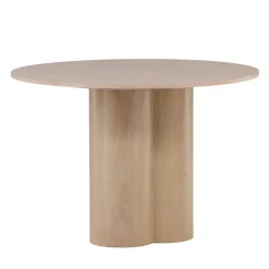 Venture Home OLIVIA Table à manger 4 personnes ronde en bois