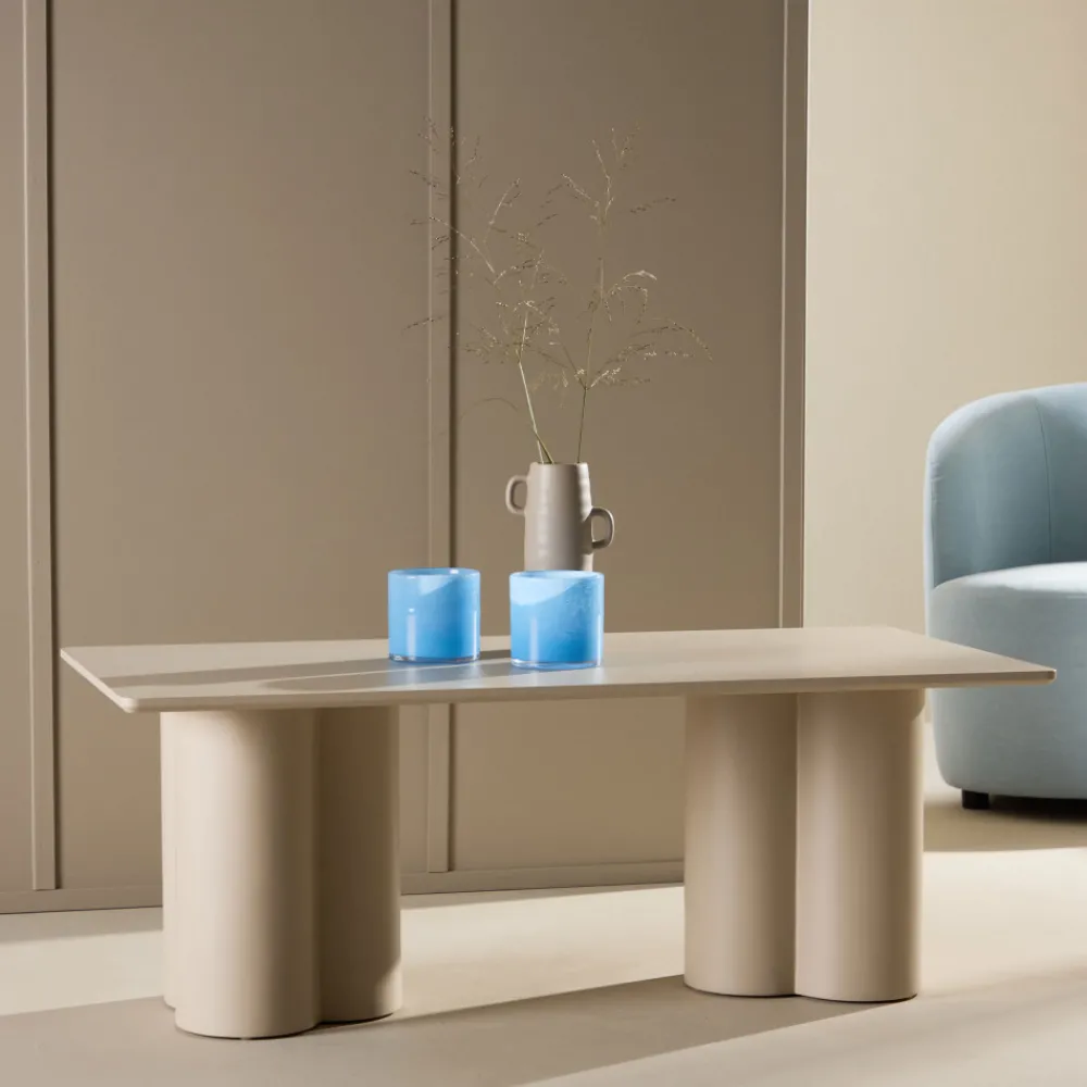 Venture Home OLIVIA Table basse en bois 120x60cm