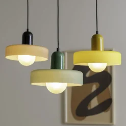 Leitmotiv OPACO GRATO Suspension en métal avec abat-jour cylindrique