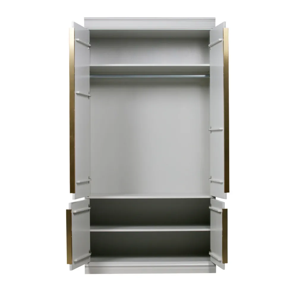 Woood ORGANIZE Armoire 2 portes en bois H215cm