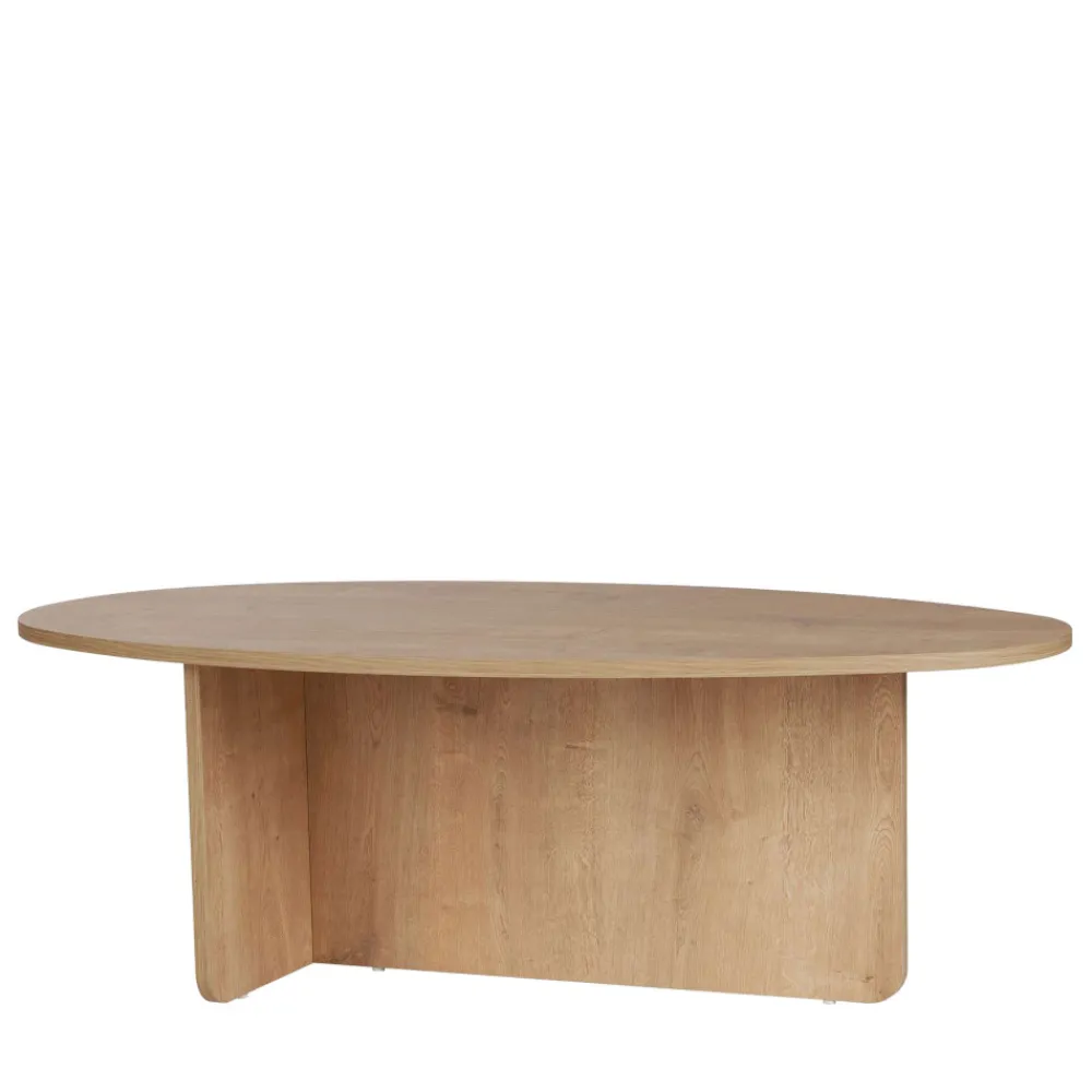 Drawer ORIS Table basse organique en bois 120x65cm