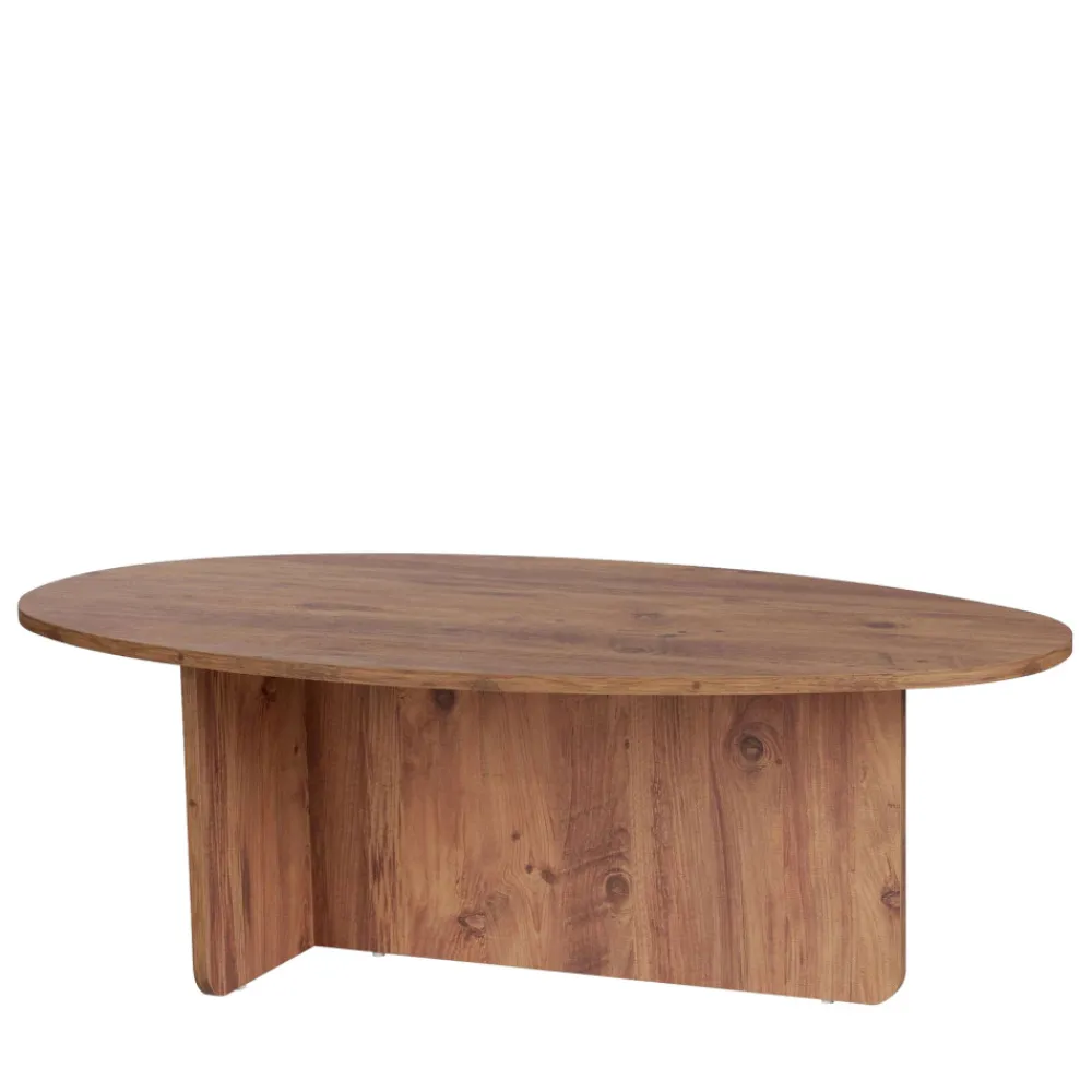 Drawer ORIS Table basse organique en bois 120x65cm