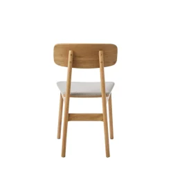 No name ORR Lot de 2 chaises en tissu et bois