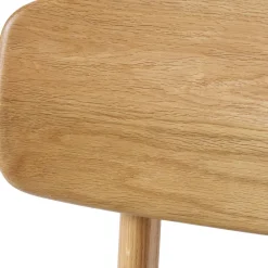 No name ORR Lot de 2 chaises en tissu et bois