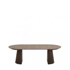 House Nordic OSAKA Table à manger extensible 4 à 10 personnes 120-240x120cm en bois