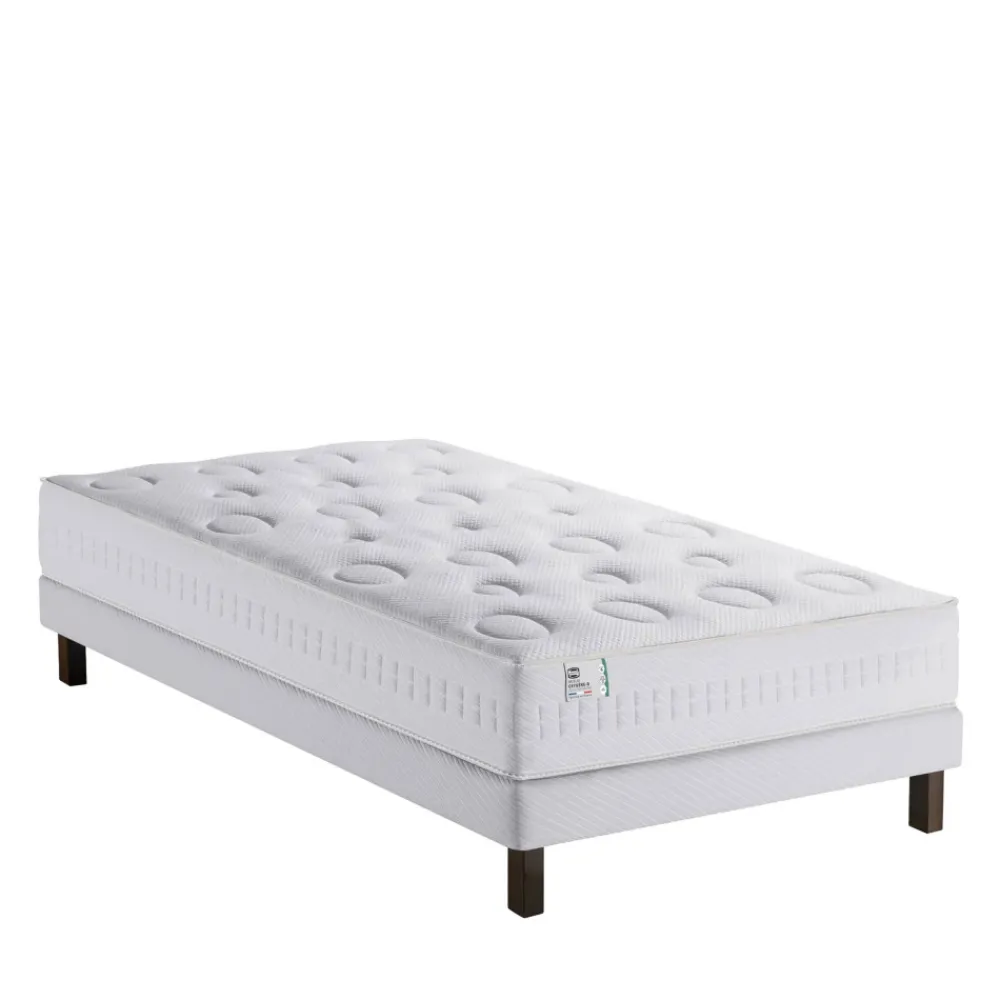 Simmons OXYGÈNE-R Matelas 100% ressorts, épaisseur 26cm, accueil moelleux