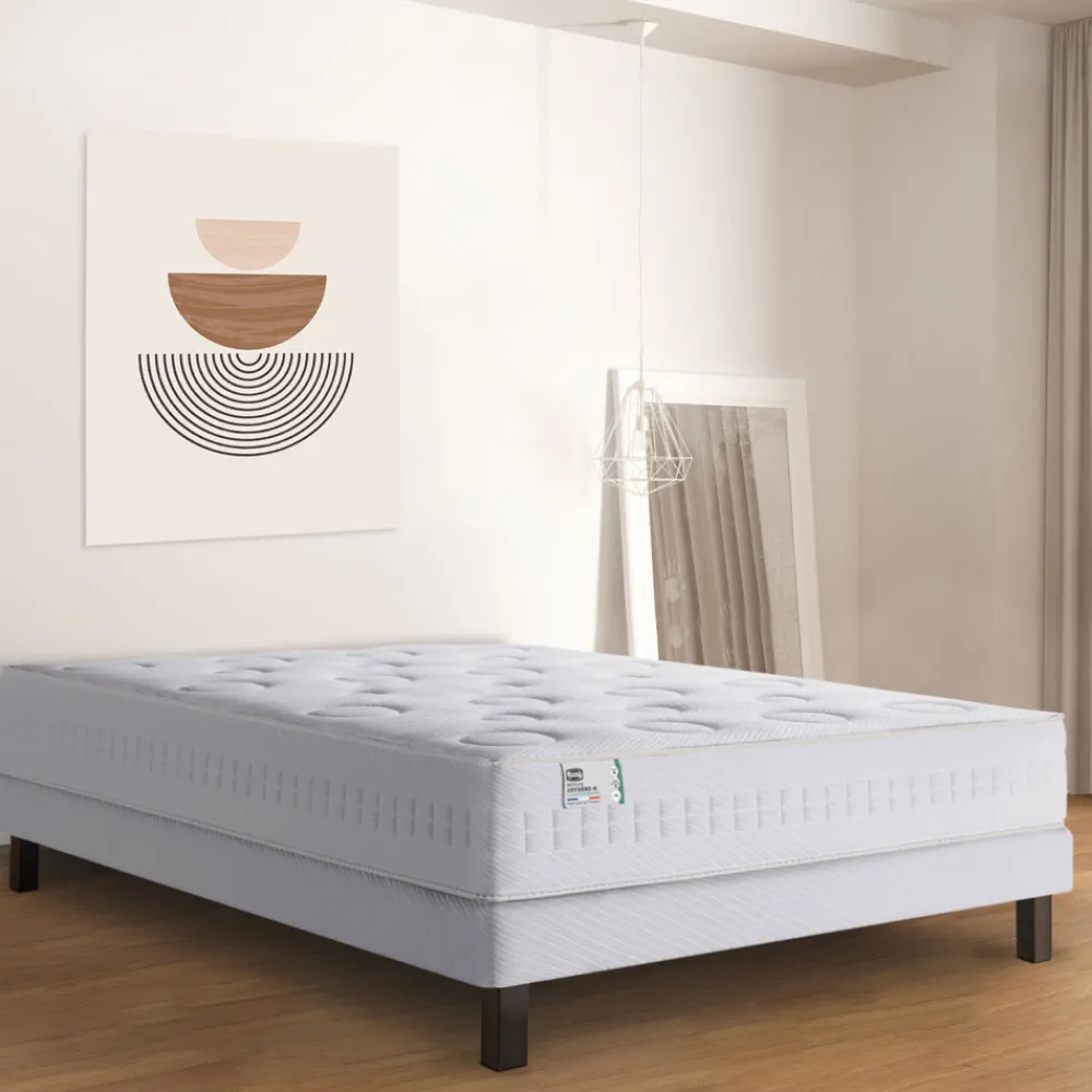 Simmons OXYGÈNE-R Matelas 100% ressorts, épaisseur 26cm, accueil moelleux