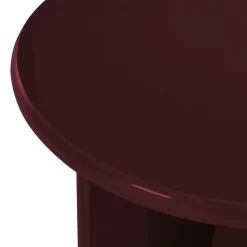Drawer PALOMA Table d'appoint ronde en bois laqué ø50cm