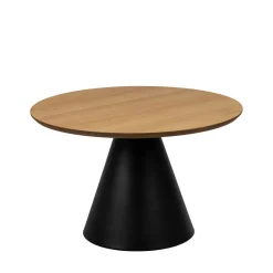 Drawer PARIDES Table basse ronde en bois ø65cm
