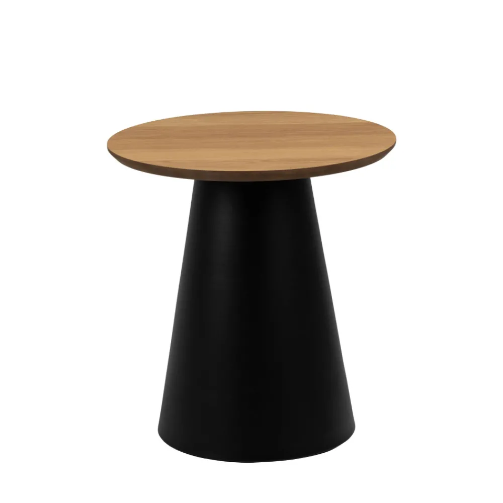 Drawer PARIDES Table d'appoint ronde en bois ø45cm