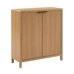 No name PAULA Buffet 2 portes en bois L75cm