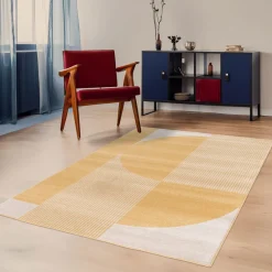 Drawer PILO Tapis à motifs géométriques arrondis