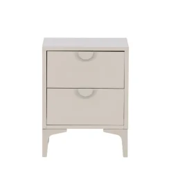 Venture Home PIRING Table de chevet 2 tiroirs en métal