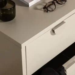 Venture Home PIRING Table de chevet 2 tiroirs en métal