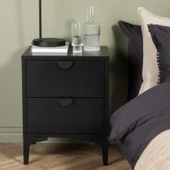 Venture Home PIRING Table de chevet 2 tiroirs en métal